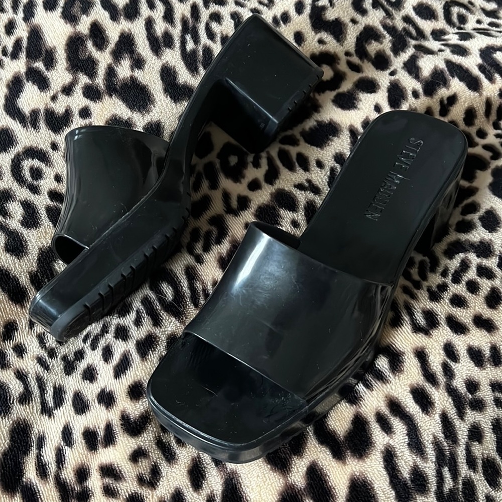 Steve Madden rubber heels (gucci style)